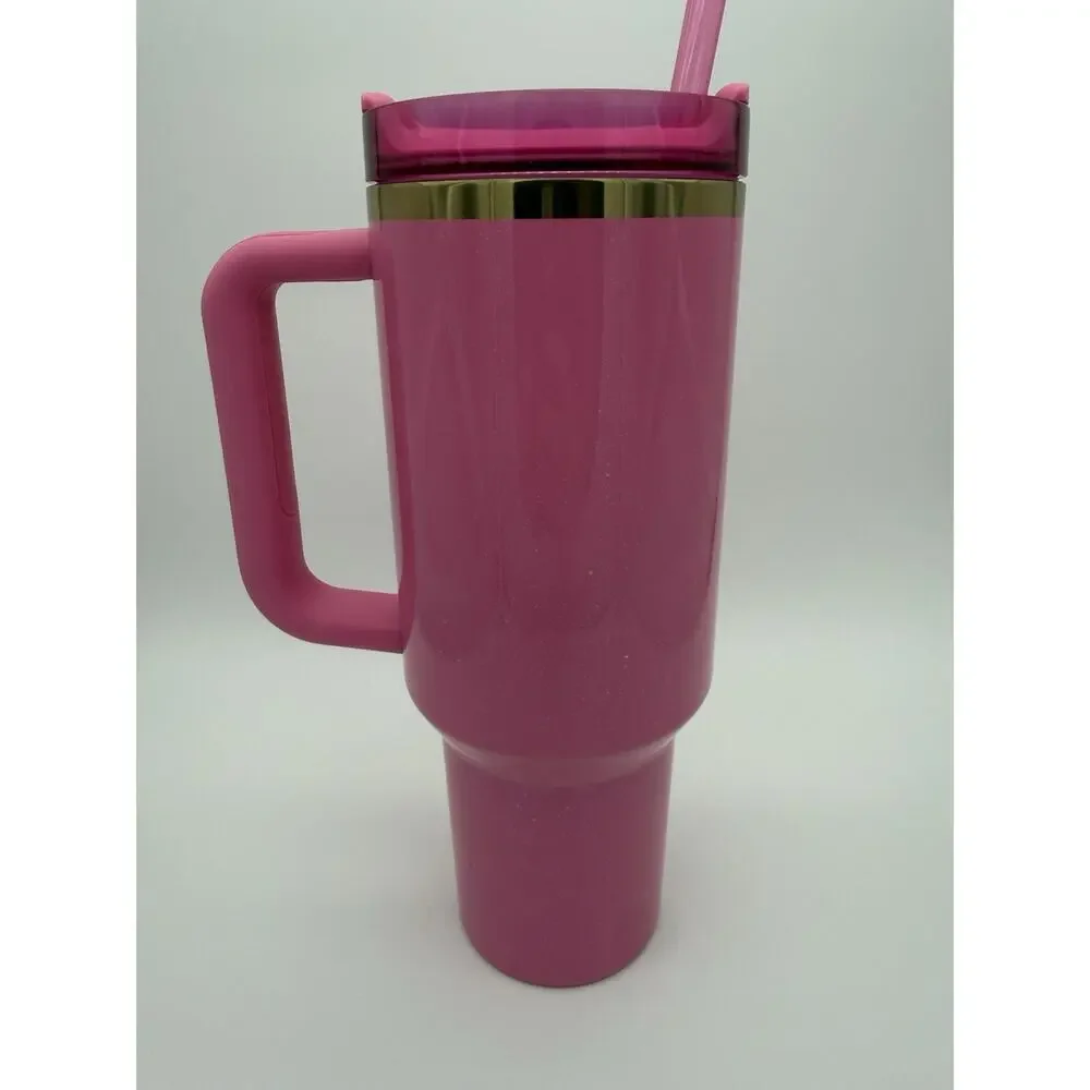 RARE Stanley X Wicked MOVIE 40oz H2.0 Tumbler Target Exclusive - Glinda Pink - Picture 3 of 6